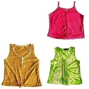 Summer Tank Top Lot of 3